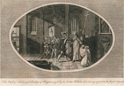Odo, Earl of Kent and Bishop of Bayeux, Seized by His Brother William I by Unbekannt