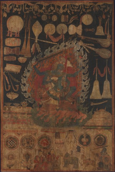 Offerings to the Goddess Palden Lhamo, late 16th century by Unbekannt