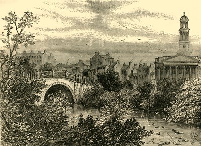 Old Bridge Over the Lake, Regents Park, c1876 by Unbekannt