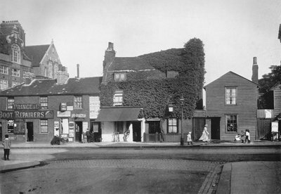 Old Cottages in Merton Road, Tooting by Unbekannt