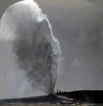Old Faithful, Queen of Geysers, Yellowstone National Park, 1904 by Unbekannt