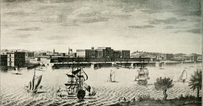 Old Fort William, from the River, 1754, 1925 by Unbekannt