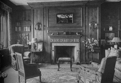 Old Georgian Panelling in Miss Morgan