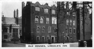 Old Houses, Lincolns Inn, London by Unbekannt