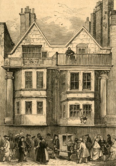 Old Houses in Fleet Street, Near St. Dunstan