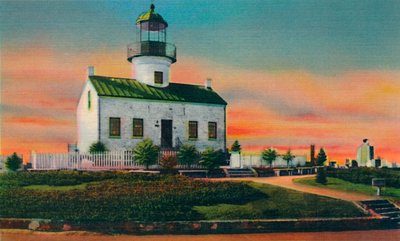 Old Spanish Lighthouse, Built 1850. San Diego, California, c1941 by Unbekannt