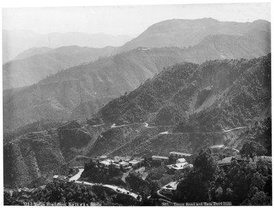 Old Tonga Road from Kalka to Simla, India by Unbekannt