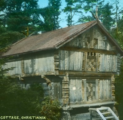 Old Cottage, Christiania, Oslo, Norway, late 19th-early 20th Century by Unbekannt