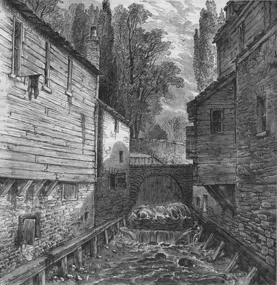 Old Outfall of the Serpentine at Knightsbridge, London by Unbekannt