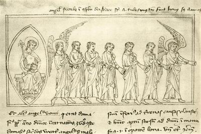 Oliphants and crots, Scriptum super apocalypsim, from the end of the fourteenth century by Unbekannt