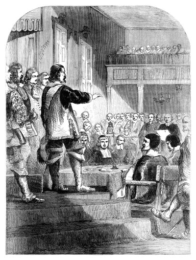 Oliver Cromwell 1599-1658 refusing to accept the crown, c1902 by Unbekannt