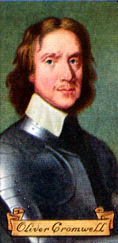 Oliver Cromwell, taken from a series of cigarette cards, 1935 by Unbekannt