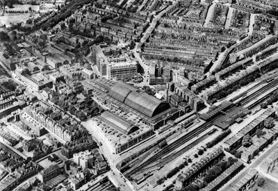 Olympia and the Headquarters of the Post Office Savings Bank, London by Unbekannt