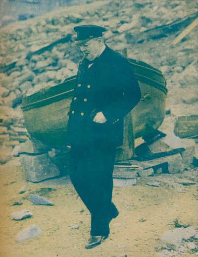 On His Way to North Africa for the Historic Three-Power Conference at Cairo by Unbekannt