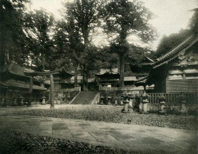 One of many Temples at Nikko, Japan, a Pilgrimage site of sacred Shrines by Unbekannt