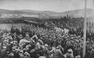 One of the Painful Incidents of the War: Captured British Troops Being Marched Into Pretoria, 1902 by Unbekannt