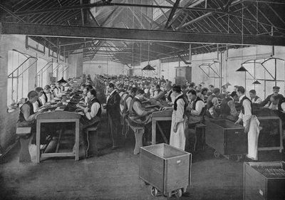 One of the Cigar Manufacturing Departments at Salmon and Gluckstein, Ltd, London, c1870s, 1903 by Unbekannt
