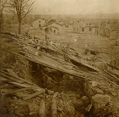 Open-air dormitory at Tavannes Fort, Verdun, northern France by Unbekannt