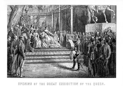 Opening of the Great Exhibition by Queen Victoria, Hyde Park, London, 1 May 1851 by Unbekannt