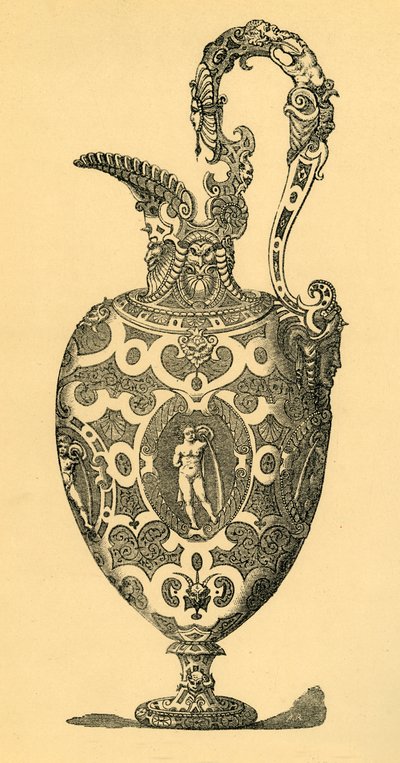 Original design for a vase or ewer by Unbekannt