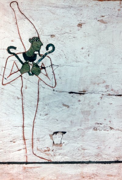 Osiris the god of Deaths (detail) by Unbekannt