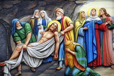 Way of the Cross, Station 14: Jesus is Placed in the Tomb, Our Lady of Fatima Church, Ho Chi Minh City, Vietnam by Unbekannt