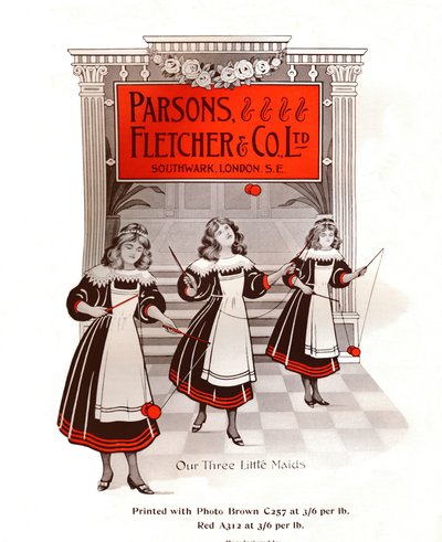 Our Three Little Maids - Parsons, Fletcher & Co., Ltd. Advertisement by Unbekannt