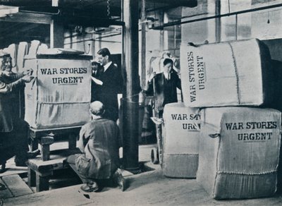 Packing the Bales of Khaki for Despatch to the Government by Unbekannt