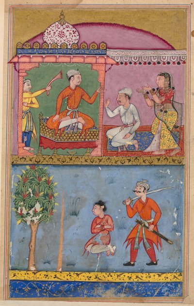 Page from Tales of a Parrot Tuti-nama: text page by Unbekannt