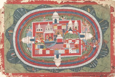 Page from a Dispersed Bhagavata Purana Manuscript: Life of Krishna by Unbekannt