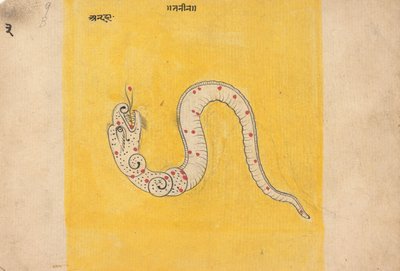 Page from a Dispersed Book of Dreams, mid-late 19th century by Unbekannt
