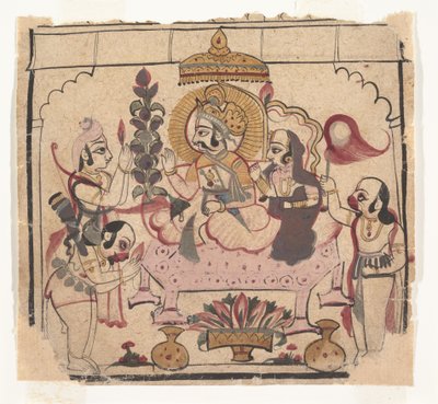 Page from a Dispersed Ramayana: Story of Rama by Unbekannt