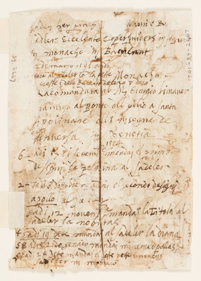 Page of a sketchbook; Himenaeus by Unbekannt