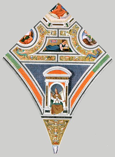 Painted decoration in the church of Santa Maria del Popolo, Rome, Italy by Unbekannt