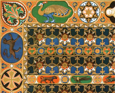 Painted Wooden Ceiling in the Cathedral at Messina, Sicily, Italy by Unbekannt