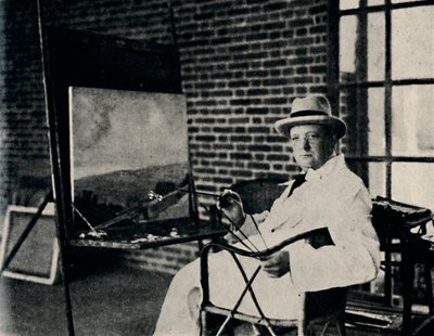 Painter in Oils - Churchill as an Artist by Unbekannt
