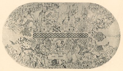 Painting on the Ceiling of the Hall of Justice, No. 3 by Unbekannt