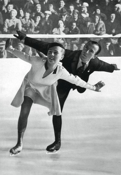 Pairs Figure Skating, Winter Olympic Games, Garmisch-Partenkirchen, Germany by Unbekannt