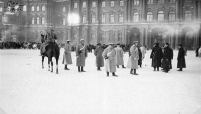 Palace Square, St Petersburg, Russia, on Bloody Sunday, 1905 by Unbekannt