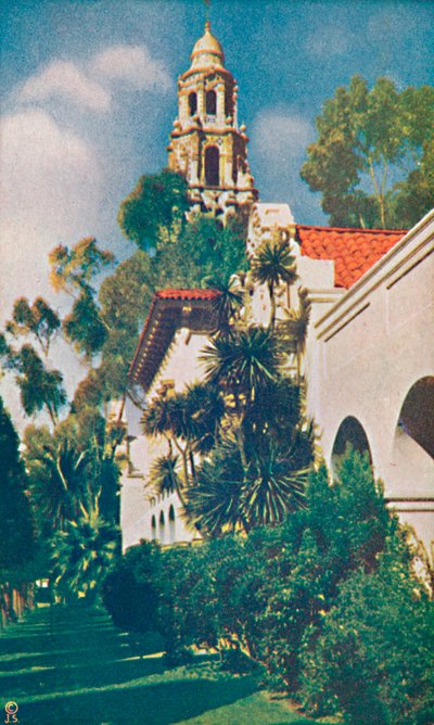 Palace of Science and California Tower, c1935 by Unbekannt