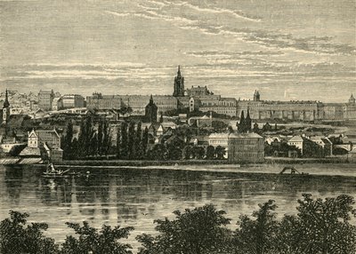 Palace of the Bohemian Kings and Cathedral of Hradschin, Prague, 1890 by Unbekannt