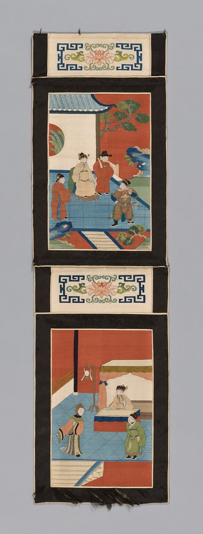 Panel for a Screen, China, Qing Dynasty by Unbekannt