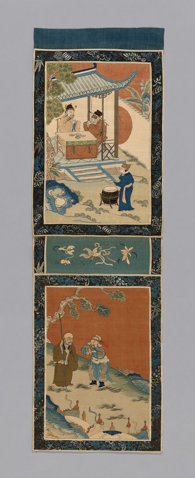 Panel for a Screen, China, Qing Dynasty, 1644-1911 by Unbekannt