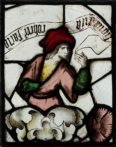 Panel with Prophet from a Tree of Jesse Window by Unbekannt