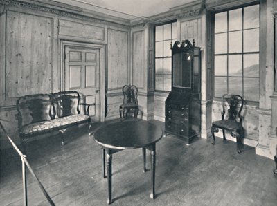 Panelled Room, Date About 1740, with Furniture Mostly of the Queen Anne Period, 1927 by Unbekannt