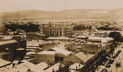 Panorama of Adelaide and the hills, South Australia by Unbekannt