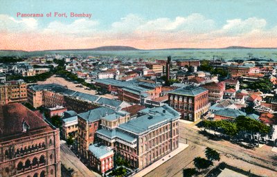Panorama of the Fort, Bombay, India, Early 20th Century by Unbekannt