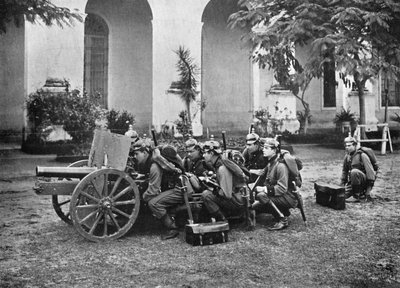 Paraguayan artillery, Paraguay, 1911 by Unbekannt