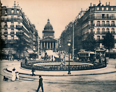 Paris - La Rue Soufflot and the Pantheon by Unbekannt
