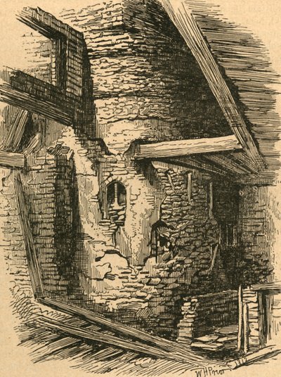 Part of Old London Wall near Falcon Square by Unbekannt